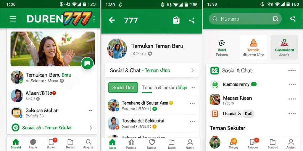 Tampilan antarmuka DUREN777 yang menarik dan mudah digunakan.