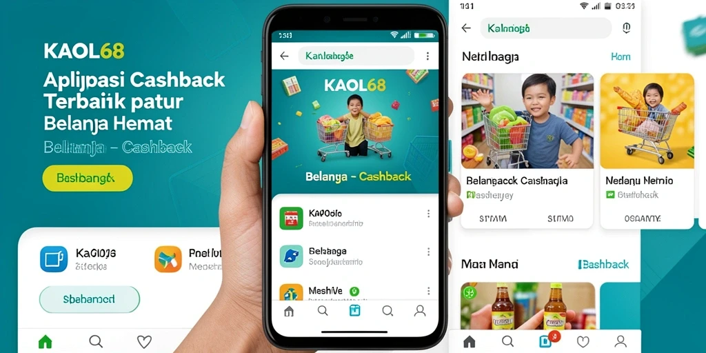 Antarmuka KAOL68 yang sederhana dan menarik untuk fungsi Cashback.