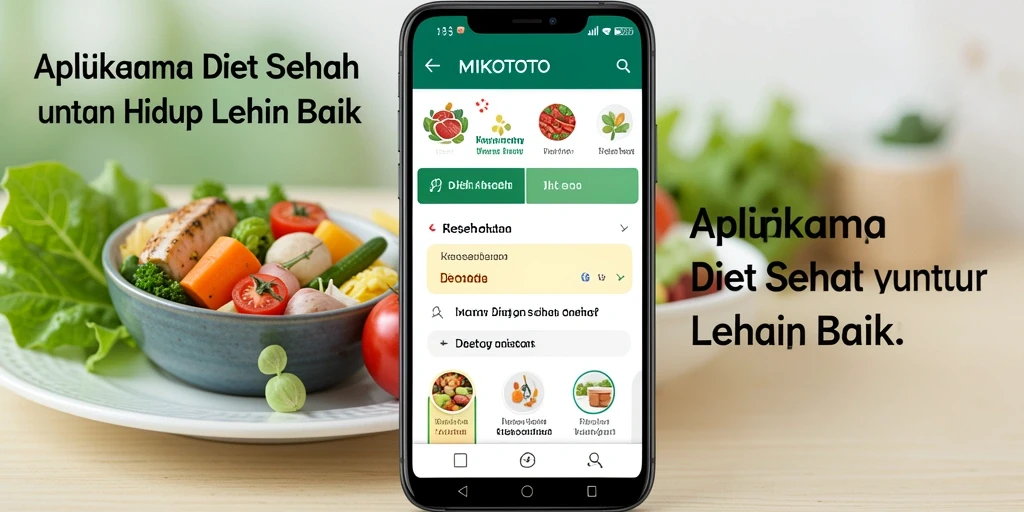 Antarmuka MIKOTOTO yang menarik dan mudah digunakan untuk Diet Sehat.