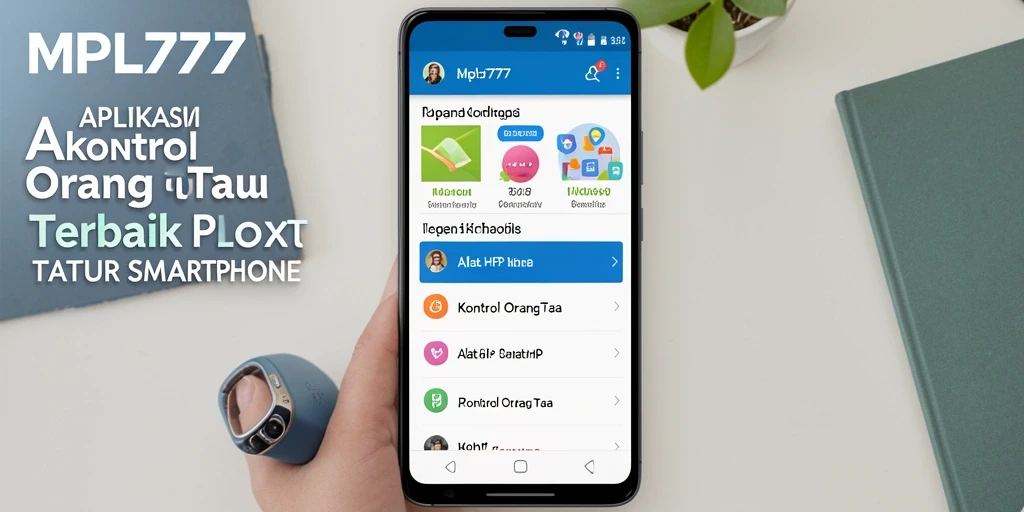 Tampilan antarmuka MPL777 dengan fitur Kontrol Orang Tua.