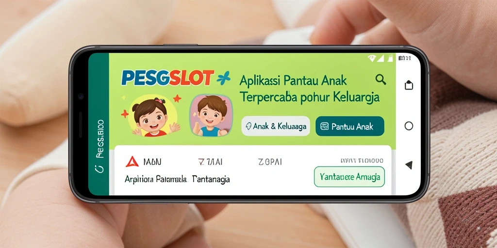 Antarmuka PESGSLOT yang dirancang untuk memantau anak dengan mudah.