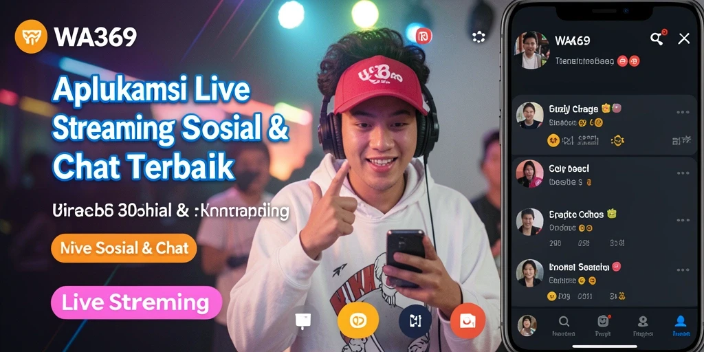 Antarmuka Live Streaming WA369 yang interaktif dan menarik.