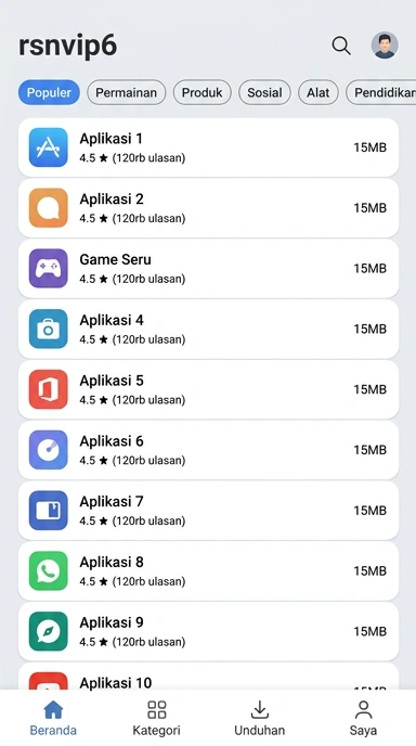 rsnvip6 - Pusat Akses Aplikasi Populer & Kanal Uji