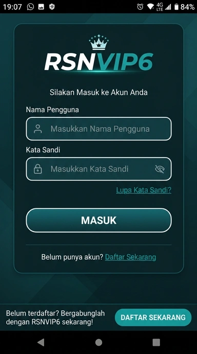 Masuk Akun rsnvip6 untuk Pengguna Android